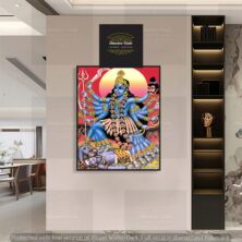 Hindu goddess Religious Crystal Porcelain Wall Art