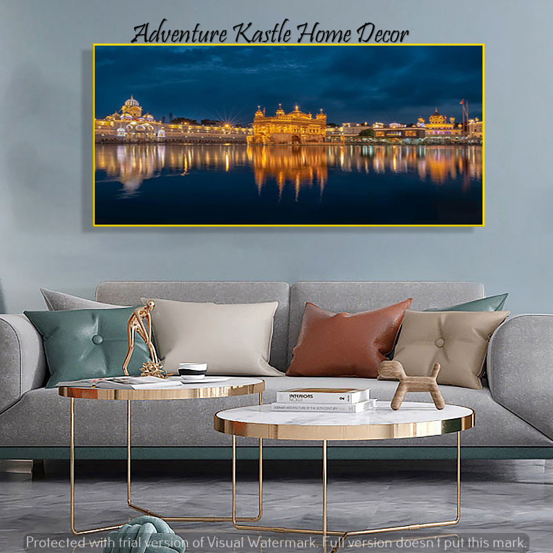 Golden Temple Early Morning Darshan Crystal 5D Wall Art