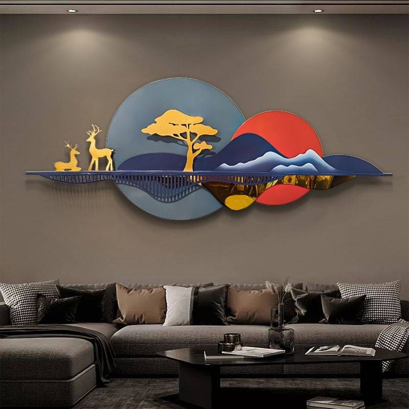 modern 3D metal nature landscape wall decor art in Australia