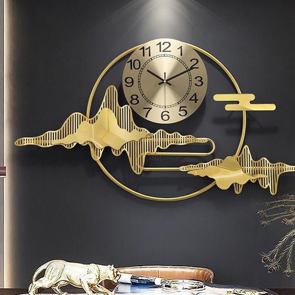 Decorative Wall Clock, Metal Wall Decor combination