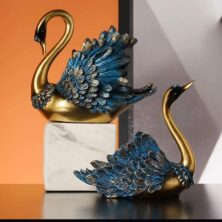Swan Sculpture Home Decor Dinning Table Display Decoration