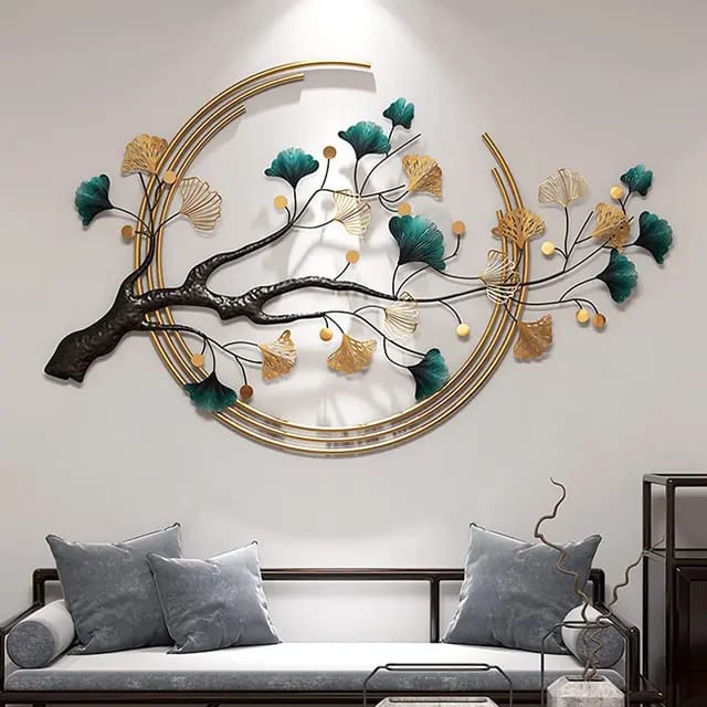 3D Metal Wall Art, Tree Branch Flowers