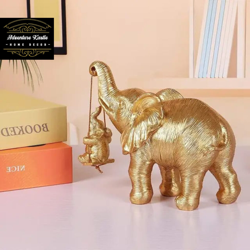3 Elegant Walking Elephants Home Decor Table Top & Gift Item