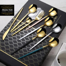 Gold Silverware Stainless Steel Cutlery Set