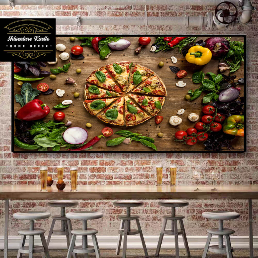 Italian Pizza Wall Painting